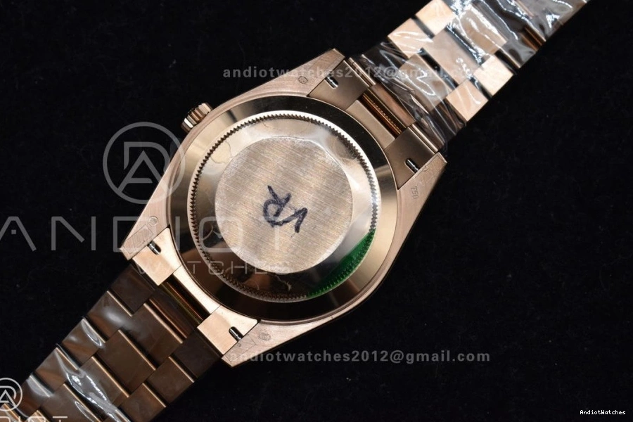 A President DayDate Dial GMF Crystal RG 904L Bracelet 40 Steel Markers 706 On Meteorite Bright 0506
